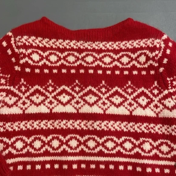 Eddie Bauer Wool and Angora Rabbit Christmas Sweater - Picture 2 of 5